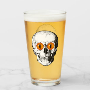 Demon Eyed Skull Glas