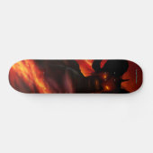Demon Flame Skateboard (Horizontaal)