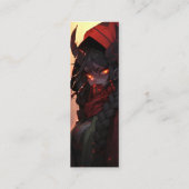 Demon Girl Anime Mini Visitekaartje (Achterkant)