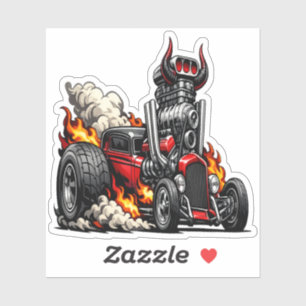 Demon Hot Rod Sticker