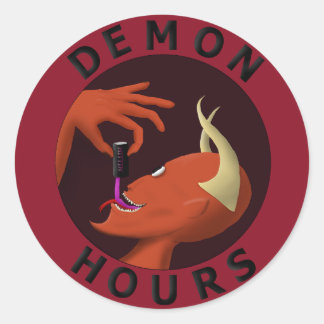 Demon Hours Ronde Sticker