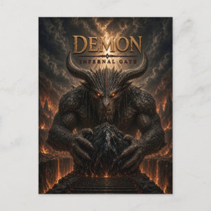 Demon Infernal Gate Dark Cinema Briefkaart