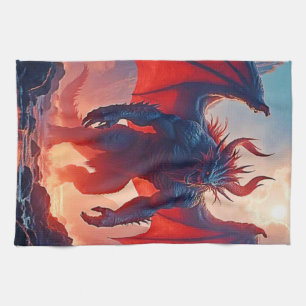 Demon King: Eeuwige Draken Schaduwkunst Theedoek
