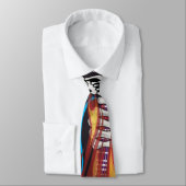 Demon met Flaming Guitar Stropdas (Gebonden)