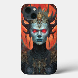 Demon Queen Dark Goddess Fantasy Art iPhone 13 Hoesje
