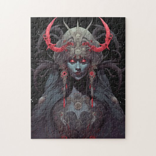 Demon Queen Fantasy Kunst Legpuzzel (Verticaal)