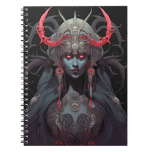 Demon Queen Fantasy Kunst Notitieboek