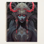 Demon Queen Fantasy Kunst Planner (Voorkant)