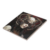 Demon Queen Fantasy Kunst Tegeltje (Zijkant)