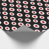 Demon Red Eyeball Cadeaupapier (Hoek)
