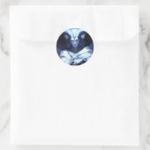 Demon Ronde Sticker (Tas)