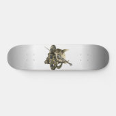Demon Schedel Python Slang Skateboard (Horizontaal)