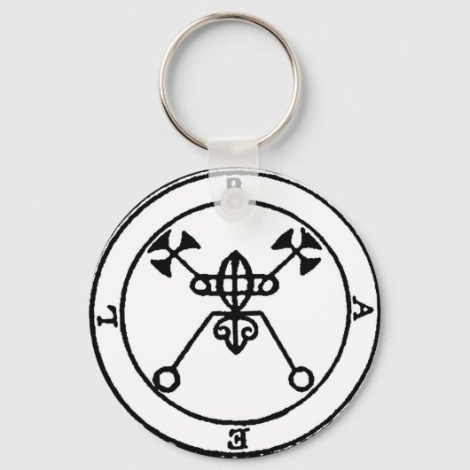 Demon Sigil Pendant for Demon Bael Sleutelhanger (Voorkant)