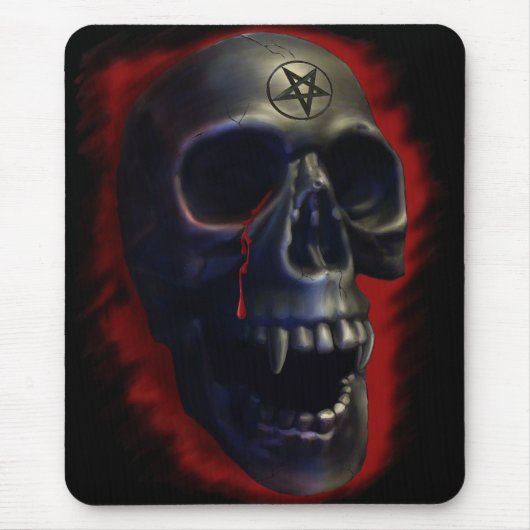 Demon Skull 1 Mousepad Muismat (Voorkant)