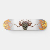Demon Skull Helmet Hornes Skateboard (Horz)