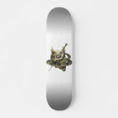 Demon Skull Python Snake Skateboard (Devant)