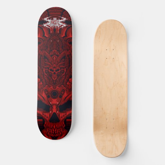 DEMON SKULL SKATEBOARD (Voorkant)