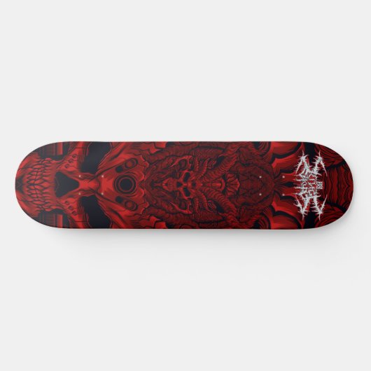 DEMON SKULL SKATEBOARD (Horizontaal)
