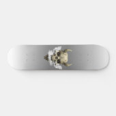 Demon Skull Smoking Skateboard (Horizontaal)
