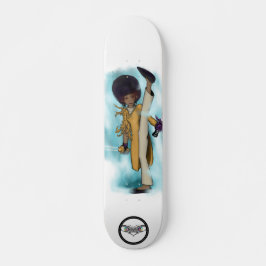 Demon slayer Afro Tia schopte rode ogen Skateboard