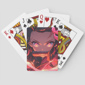 Demon slayer-kaarten pokerkaarten