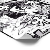 Demon Slayer Manga Panel Poster (Hoek)