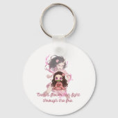 Demon Slayer Nezuko geïnspireerd Sleutelhanger (Voorkant)