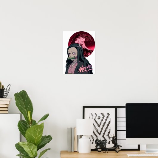 Demon Slayer Nezuko Poster (Thuiskantoor)