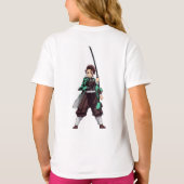 demon slayer t-shirt (Achterkant)
