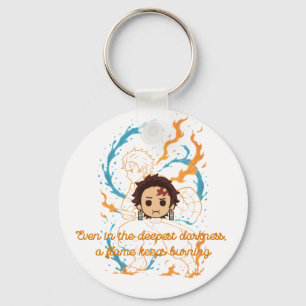 Demon Slayer Tanjiro geïnspireerd Sleutelhanger