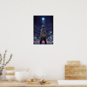 Demon Slayer Tanjiro Retro Poster (Keuken)