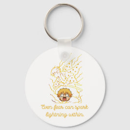 Demon Slayer Zenitsu geïnspireerd Sleutelhanger