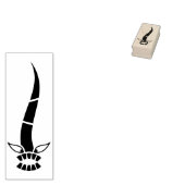 demon snake - kunststempel 	rubberstempel (Gestempeld)