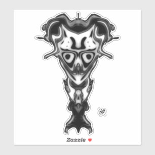 Demon uit de Onderwereld buste v0.3 Sticker
