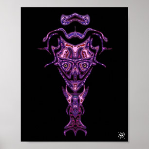 Demon van de onderwereld's buste v1 poster