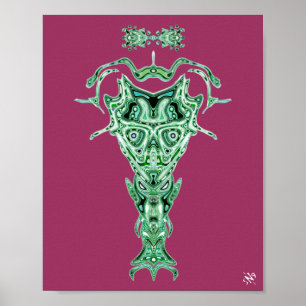 Demon van de onderwereld's buste v2.1 poster