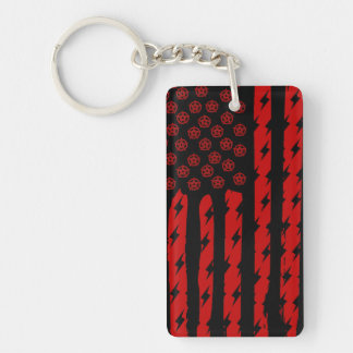 Demon Vlag Sleutelhanger
