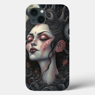 Demon Woman Queen Dark Fantasy Art iPhone 13 Hoesje