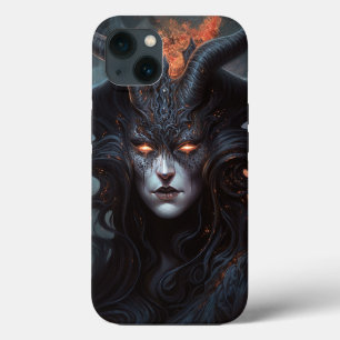 Demon Woman Queen Dark Fantasy Art iPhone 13 Hoesje