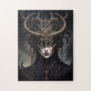 Demon Woman Queen Dark Fantasy Art Legpuzzel