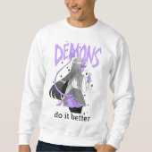 demonen doen het beter Licht Sweatshirt (Voorkant)
