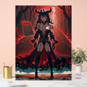 Demones met contact op Crossroads, Anime Demon Acryl Bord