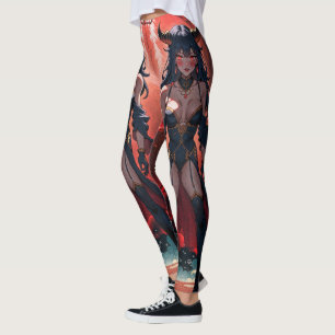 Demones met contact op Crossroads, Anime Demon Leggings