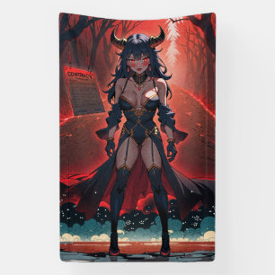 Demones met contact op Crossroads, Anime Demon Spandoek