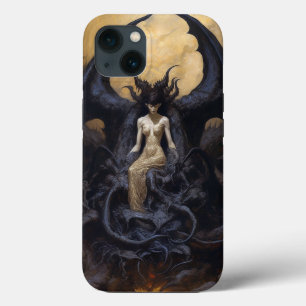 Demoness Dark Fantasy Gothic Gothic Art iPhone 13 Hoesje