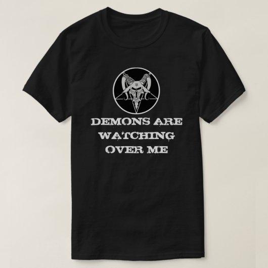 Demons kijken over mijn shirt (Design voorkant)