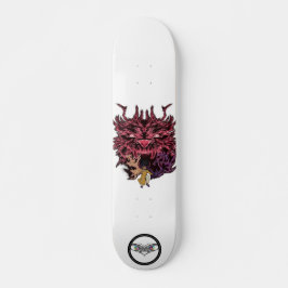 Demonslayer Afro Tia demon waait rode ogen Skateboard