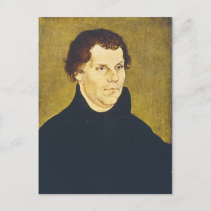 Demonstrant Reformist Martin Luther door L. Cranac Briefkaart