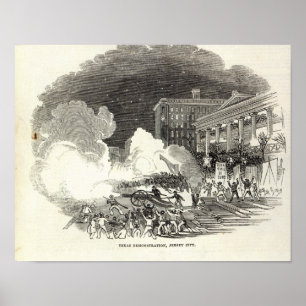 Demonstratie in Jersey City Poster