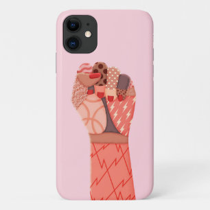 Demonstratie moderne kunst iPhone 11 hoesje